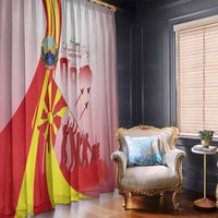 Macedonia Independence Day Window Curtain Den na nezavisnosta - Wonder Print Shop
