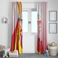Macedonia Independence Day Window Curtain Den na nezavisnosta - Wonder Print Shop