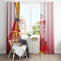 Macedonia Independence Day Window Curtain Den na nezavisnosta - Wonder Print Shop