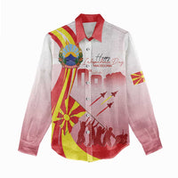 Macedonia Independence Day Women Casual Shirt Den na nezavisnosta - Wonder Print Shop