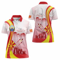 Macedonia Independence Day Women Polo Shirt Den na nezavisnosta - Wonder Print Shop