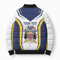 Personalized Azores Portugal Bomber Puffer Jacket Sporty Style - Wonder Print Shop