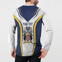 Personalized Azores Portugal Button Sweatshirt Sporty Style - Wonder Print Shop