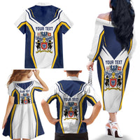 Personalized Azores Portugal Family Matching Off The Shoulder Long Sleeve Dress and Hawaiian Shirt Sporty Style - Wonder Print Shop