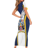 Personalized Azores Portugal Family Matching Short Sleeve Bodycon Dress and Hawaiian Shirt Sporty Style - Wonder Print Shop