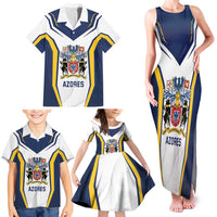 Personalized Azores Portugal Family Matching Tank Maxi Dress and Hawaiian Shirt Sporty Style - Wonder Print Shop