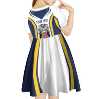 Personalized Azores Portugal Kid Short Sleeve Dress Sporty Style - Wonder Print Shop