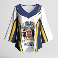 Personalized Azores Portugal Kimono Sleeve Blouse Sporty Style - Wonder Print Shop
