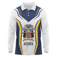 Personalized Azores Portugal Long Sleeve Polo Shirt Sporty Style - Wonder Print Shop