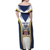 Personalized Azores Portugal Off Shoulder Maxi Dress Sporty Style - Wonder Print Shop