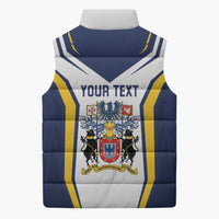 Personalized Azores Portugal Sleeveless Puffer Jacket Sporty Style - Wonder Print Shop