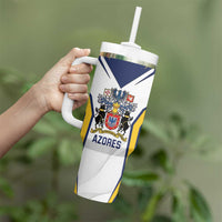 Personalized Azores Portugal Tumbler With Handle Sporty Style - Wonder Print Shop