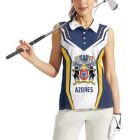 Personalized Azores Portugal Women Sleeveless Polo Shirt Sporty Style - Wonder Print Shop