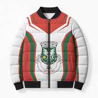 Personalized Aveiro Portugal Bomber Puffer Jacket Sporty Style - Wonder Print Shop