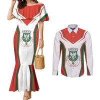 Personalized Aveiro Portugal Couples Matching Mermaid Dress and Long Sleeve Button Shirt Sporty Style - Wonder Print Shop
