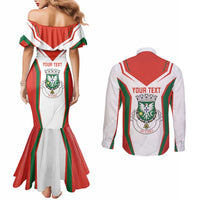 Personalized Aveiro Portugal Couples Matching Mermaid Dress and Long Sleeve Button Shirt Sporty Style - Wonder Print Shop