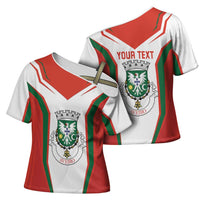 Personalized Aveiro Portugal Cross Shoulder Shirt Sporty Style - Wonder Print Shop