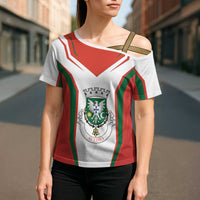 Personalized Aveiro Portugal Cross Shoulder Shirt Sporty Style - Wonder Print Shop
