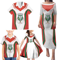 Personalized Aveiro Portugal Family Matching Puletasi and Hawaiian Shirt Sporty Style - Wonder Print Shop
