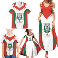 Personalized Aveiro Portugal Family Matching Summer Maxi Dress and Hawaiian Shirt Sporty Style - Wonder Print Shop