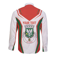 Personalized Aveiro Portugal Long Sleeve Button Shirt Sporty Style - Wonder Print Shop