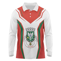 Personalized Aveiro Portugal Long Sleeve Polo Shirt Sporty Style - Wonder Print Shop