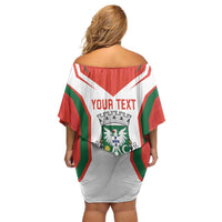 Personalized Aveiro Portugal Off Shoulder Short Dress Sporty Style - Wonder Print Shop