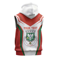 Personalized Aveiro Portugal Sleeveless Zip Hoodie Sporty Style - Wonder Print Shop