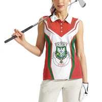 Personalized Aveiro Portugal Women Sleeveless Polo Shirt Sporty Style - Wonder Print Shop