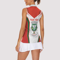 Personalized Aveiro Portugal Women Sleeveless Polo Shirt Sporty Style - Wonder Print Shop