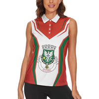 Personalized Aveiro Portugal Women Sleeveless Polo Shirt Sporty Style - Wonder Print Shop