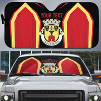 Personalized Beja Portugal Auto Sun Shade Sporty Style - Wonder Print Shop