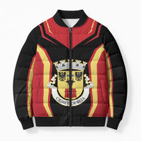 Personalized Beja Portugal Bomber Puffer Jacket Sporty Style - Wonder Print Shop