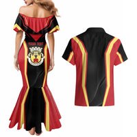 Personalized Beja Portugal Couples Matching Mermaid Dress and Hawaiian Shirt Sporty Style - Wonder Print Shop