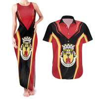 Personalized Beja Portugal Couples Matching Tank Maxi Dress and Hawaiian Shirt Sporty Style - Wonder Print Shop