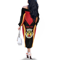 Personalized Beja Portugal Family Matching Off The Shoulder Long Sleeve Dress and Hawaiian Shirt Sporty Style - Wonder Print Shop