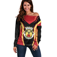 Personalized Beja Portugal Off Shoulder Sweater Sporty Style - Wonder Print Shop