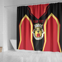Personalized Beja Portugal Shower Curtain Sporty Style - Wonder Print Shop