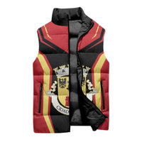Personalized Beja Portugal Sleeveless Puffer Jacket Sporty Style - Wonder Print Shop