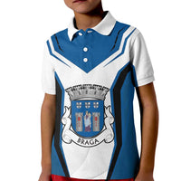 Personalized Braga Portugal Kid Polo Shirt Sporty Style - Wonder Print Shop