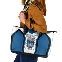 Personalized Braga Portugal Leather Tote Bag Sporty Style - Wonder Print Shop