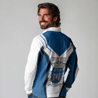 Personalized Braga Portugal Long Sleeve Polo Shirt Sporty Style - Wonder Print Shop