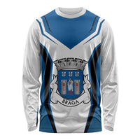 Personalized Braga Portugal Long Sleeve Shirt Sporty Style - Wonder Print Shop