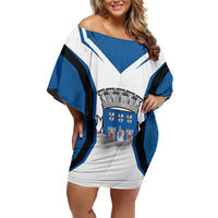 Personalized Braga Portugal Off Shoulder Short Dress Sporty Style - Wonder Print Shop