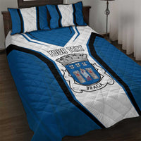 Personalized Braga Portugal Quilt Bed Set Sporty Style - Wonder Print Shop