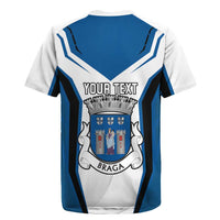 Personalized Braga Portugal Rugby Jersey Sporty Style - Wonder Print Shop