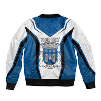Personalized Braga Portugal Sleeve Zip Bomber Jacket Sporty Style - Wonder Print Shop