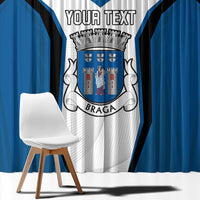 Personalized Braga Portugal Window Curtain Sporty Style - Wonder Print Shop