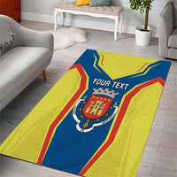Personalized Braganca Portugal Area Rug Sporty Style - Wonder Print Shop