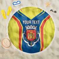 Personalized Braganca Portugal Beach Blanket Sporty Style - Wonder Print Shop